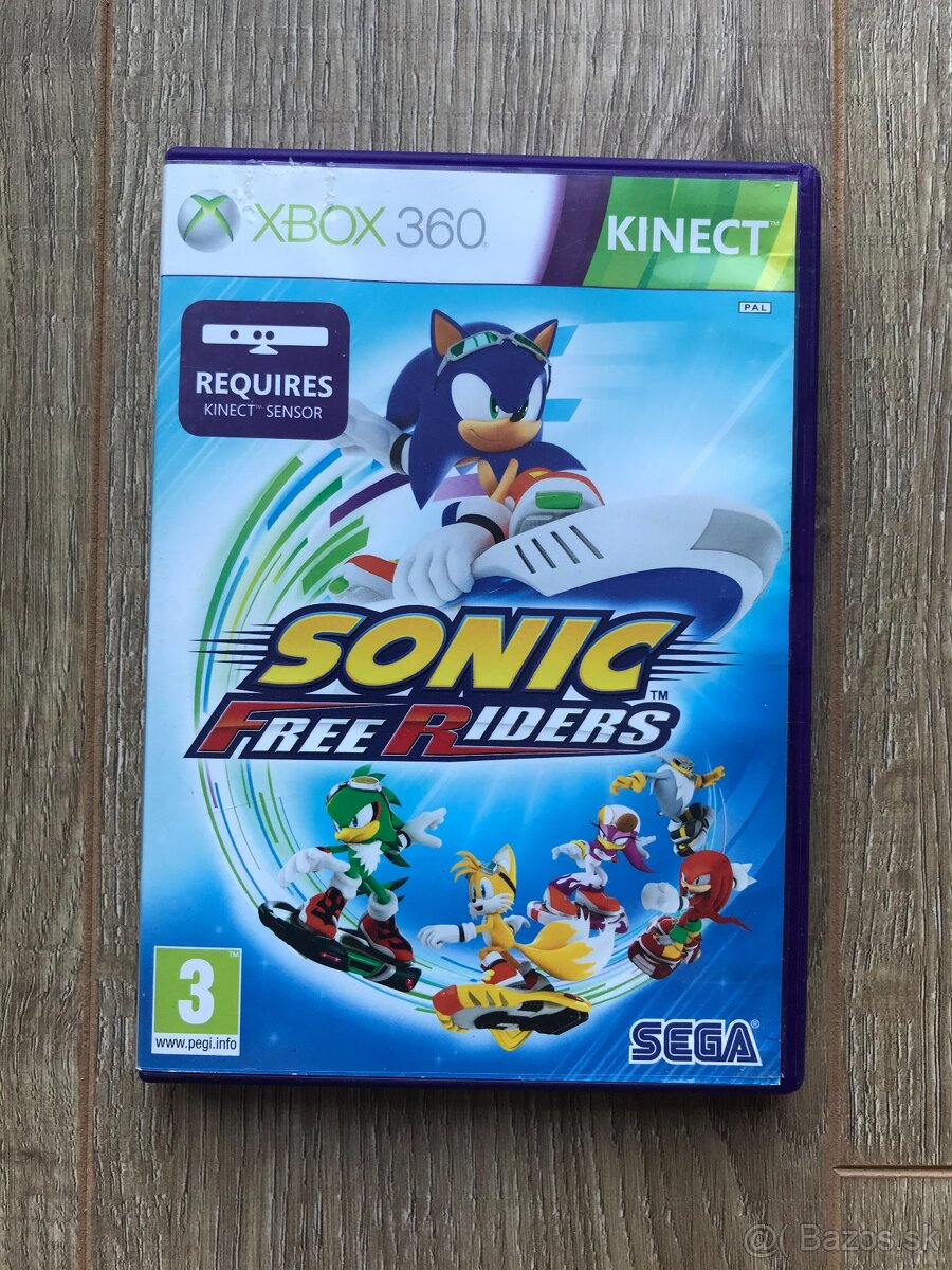 Kinect Sonic Free Riders na Xbox 360