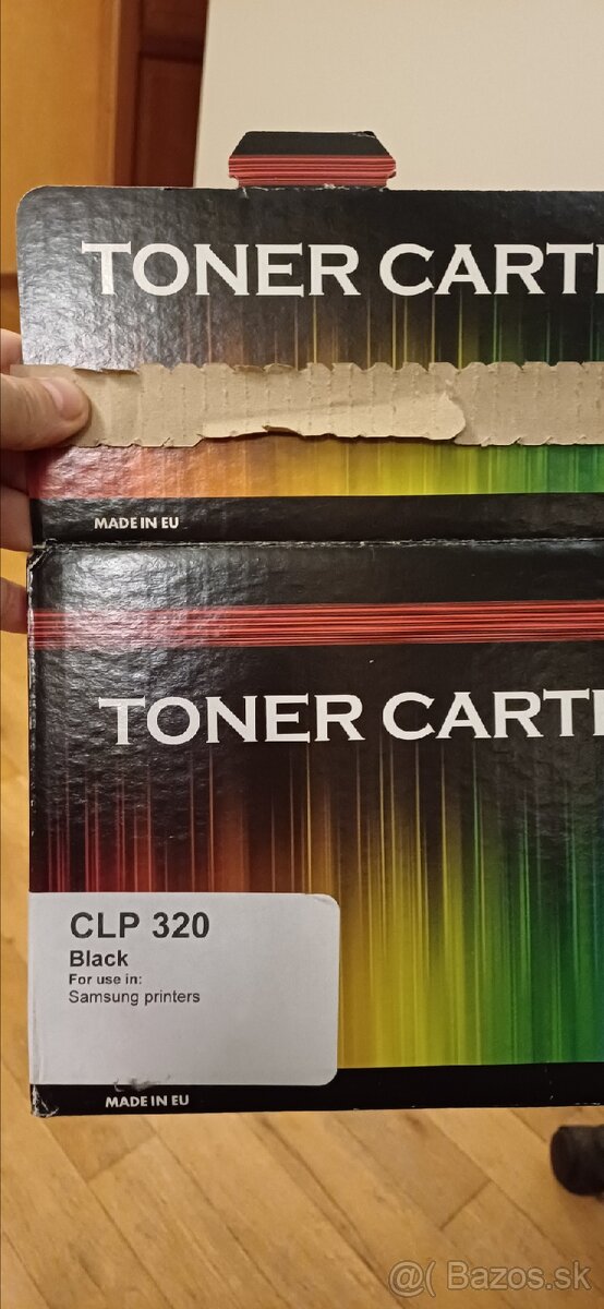 Čierny toner CLP 320

