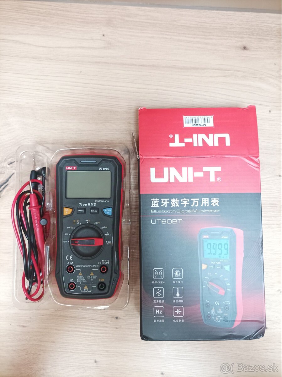 Nový Multimeter Uni-t UT60BT