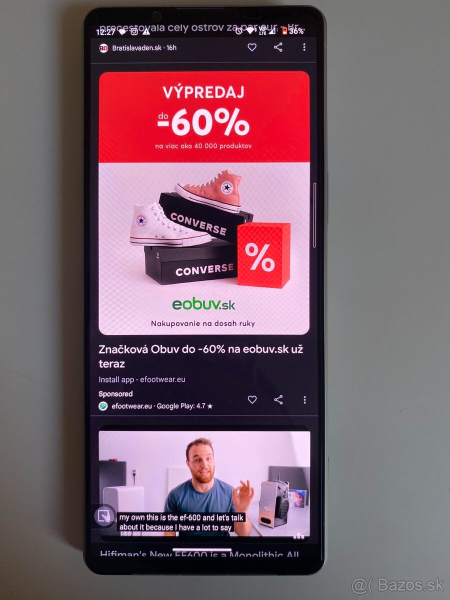 Sony Xperia 1 V 5G + Sony kryt v záručnej dobe