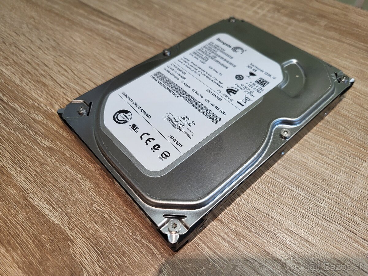 3,5" HDD Seagate 320GB, model ST3320418AS, zdravie 100 perc