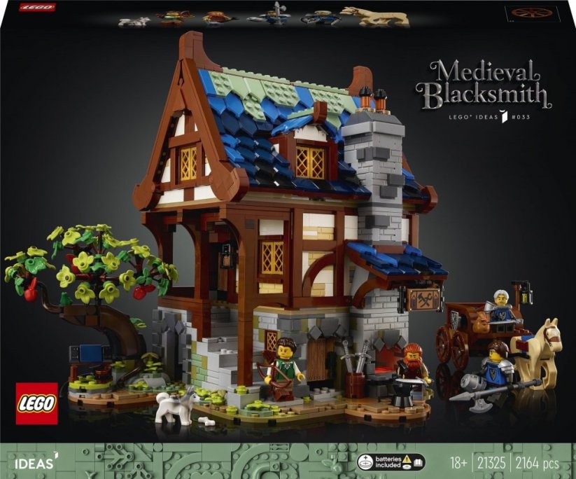 Lego Ideas 21325 Stredoveká kováčska dielňa