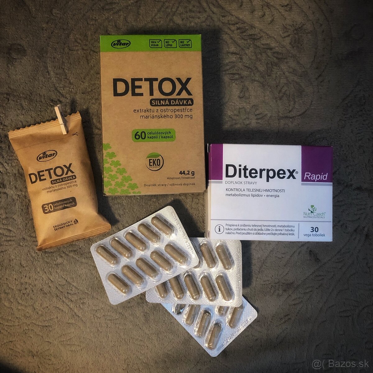 Doplnky stravy - detox a zníženie hmotnosti