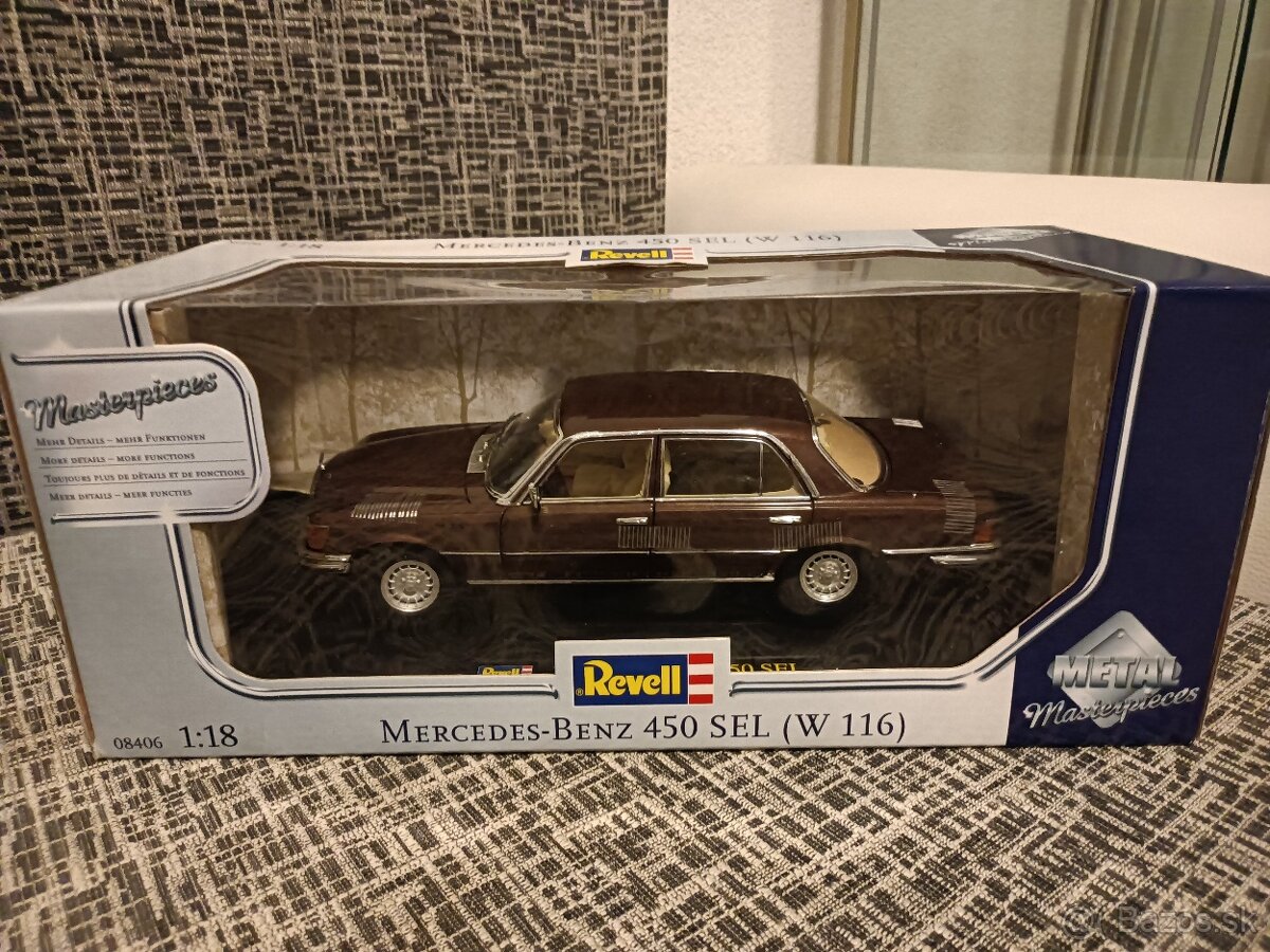 MODEL MERCEDES W116 450SEL 1:18 REVELL