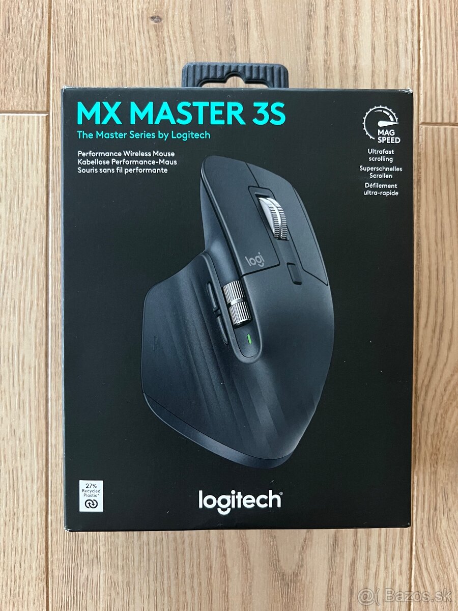 Logitech MX Master 3s - grafitova