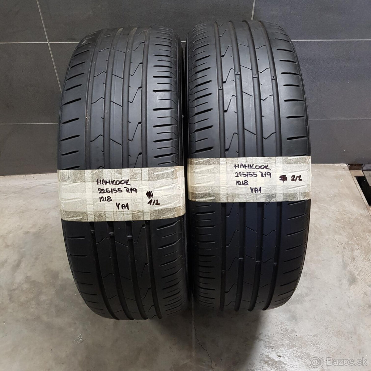 Letné pneumatiky 225/55 R19 HANKOOK DOT1218