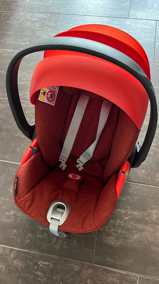 Cybex cloud z i-size autumn gold plus "vajíčko"