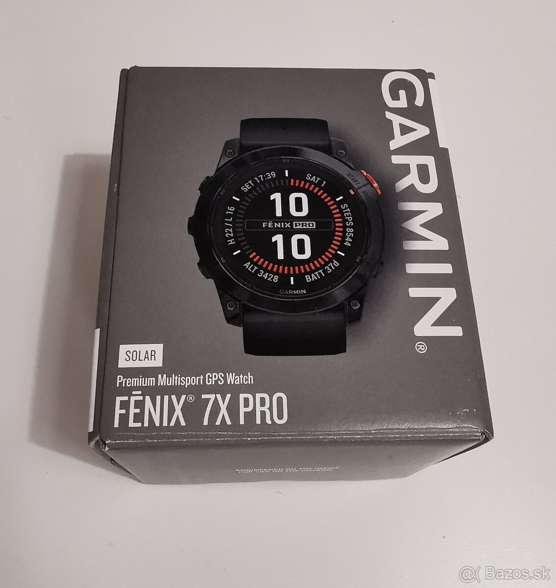 Predám úplne nové Garmin Fenix 7X Pro Solar Slate Gray