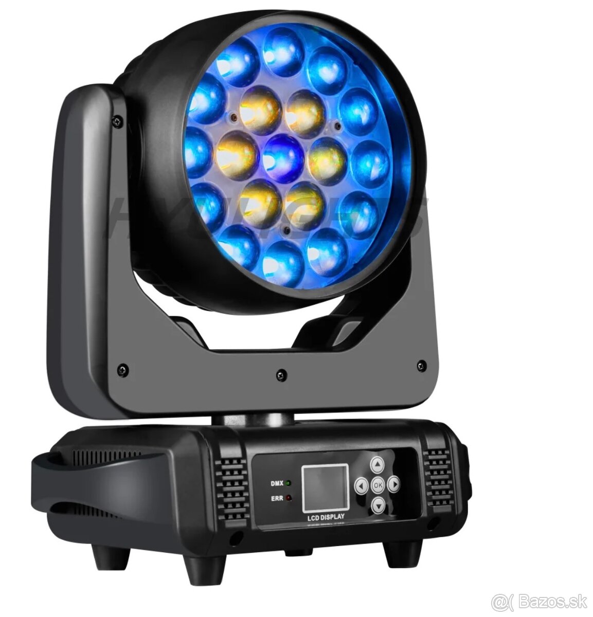 LED rotačné hlavy Zoom Wash 19X15W 4ks