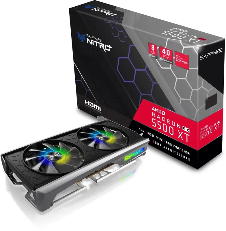 Predám SAPPHIRE NITRO+ Radeon RX 5500 XT 8G