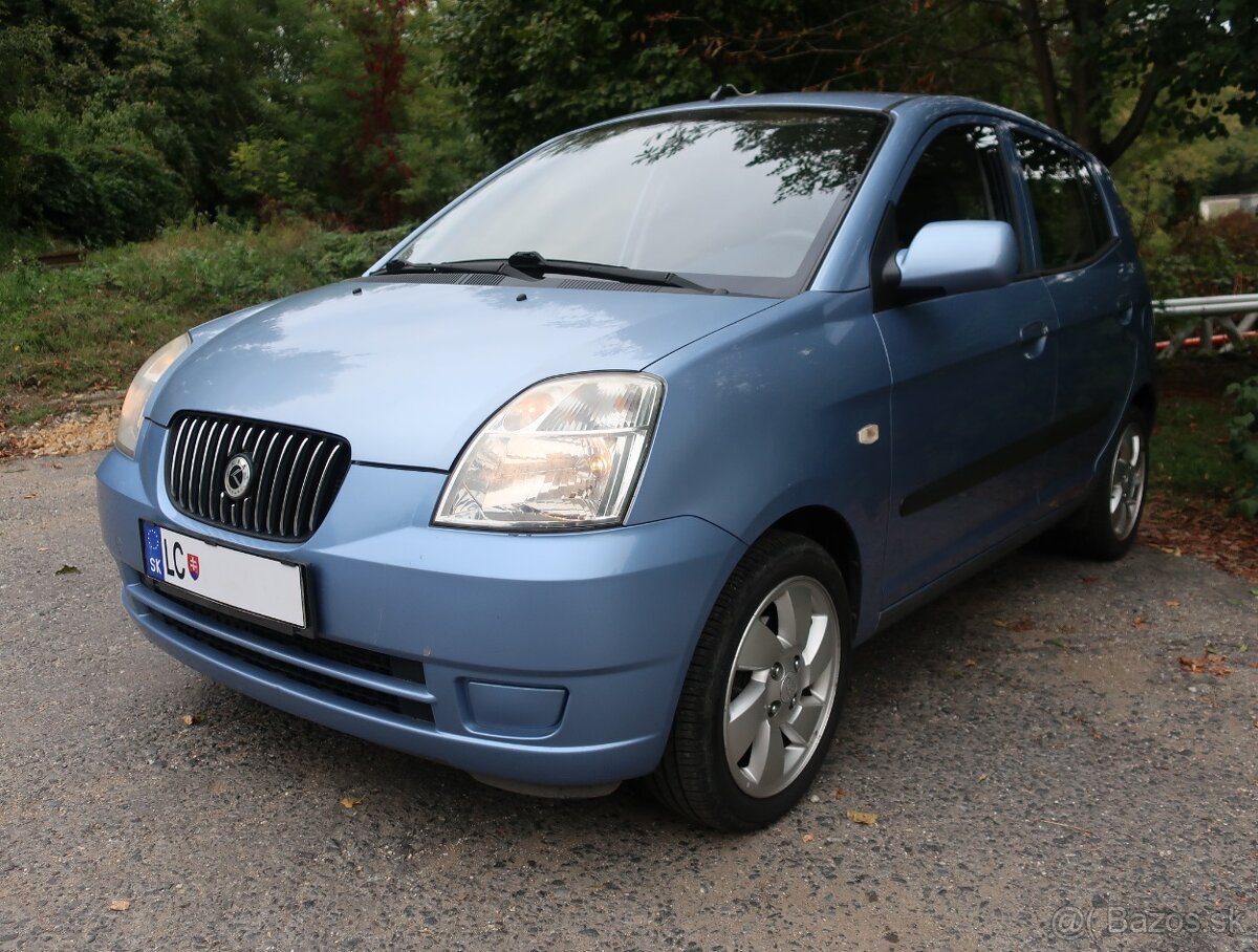 Kia Picanto benzín 4-valec 2006, modrá metalíza - TOP PONUKA