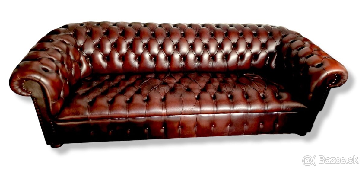 Chesterfield 3+1+stolík