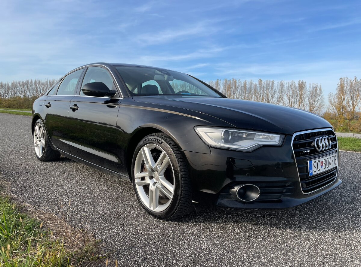 Audi A6 3.0 BiTDI 230 kw 313 PS 2012 cierna Tiptronic 8st.