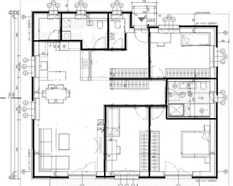 Novostavba samostatný RD vo Vajnoroch, pozemok 579 m2