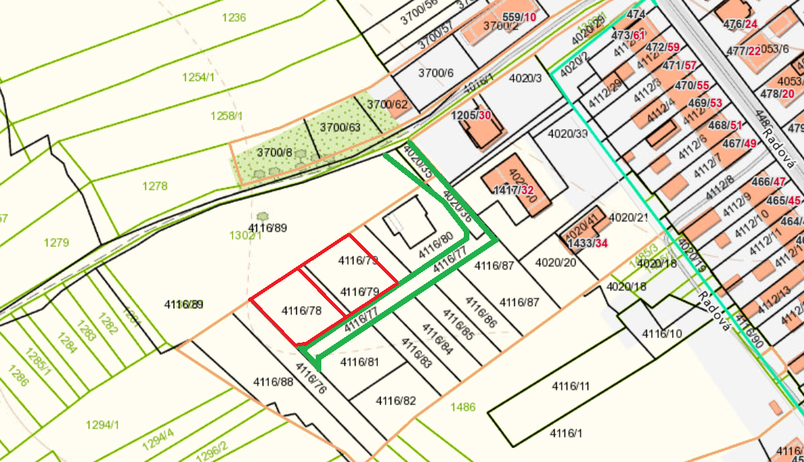 Slnečný pozemok Rabča 1000m2/500m2