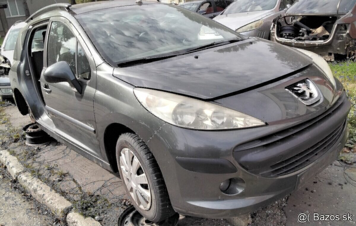 Peugeot 207 1.4 2008 predám prevodovka 20CQ74, NÁRAZNÍK,