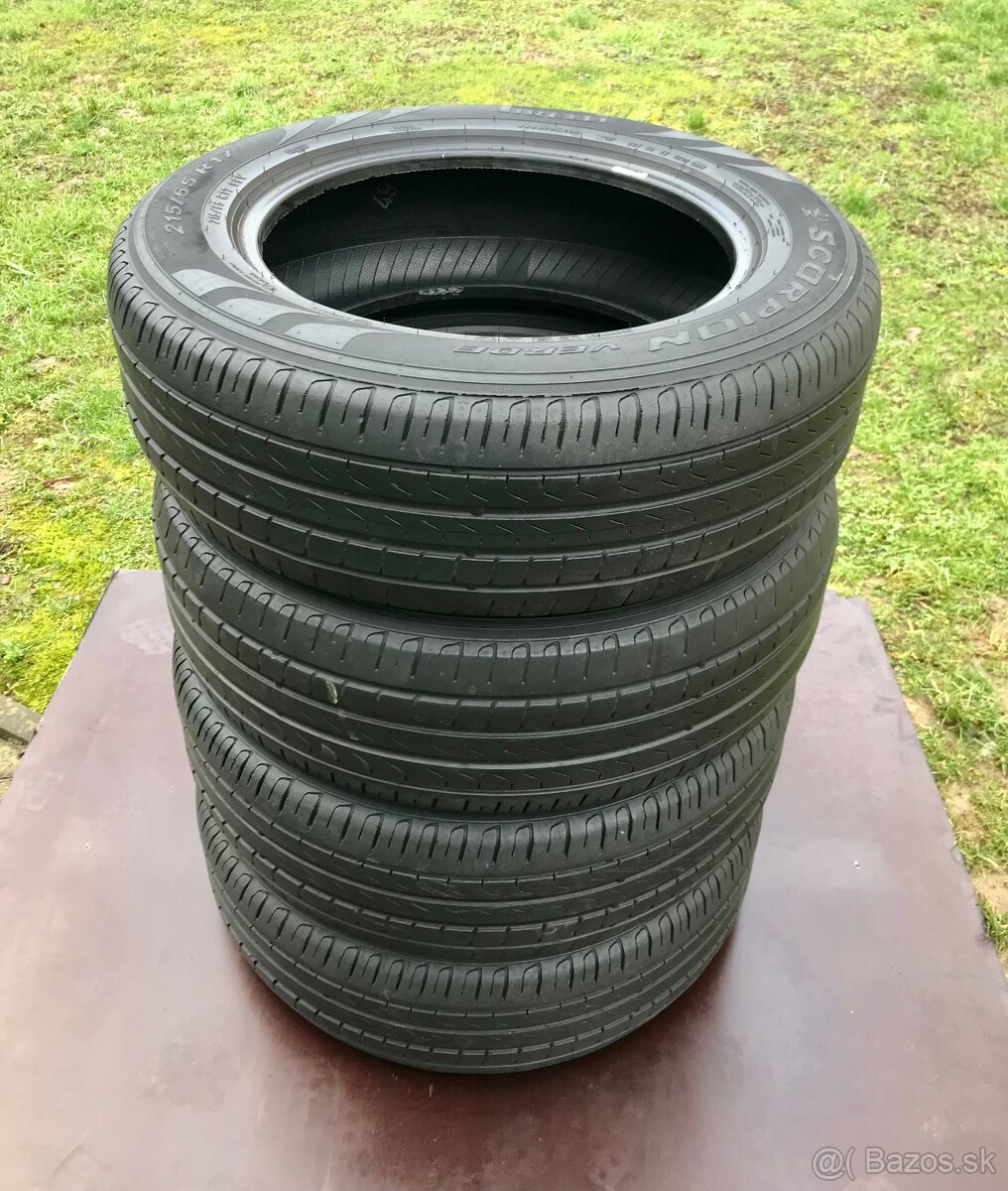 215/65 r17 letné PIRELLI 99V