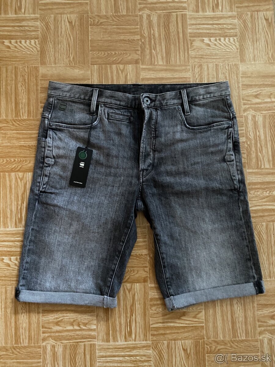 panske riflove sortky, kratasy g-star raw velkost W35