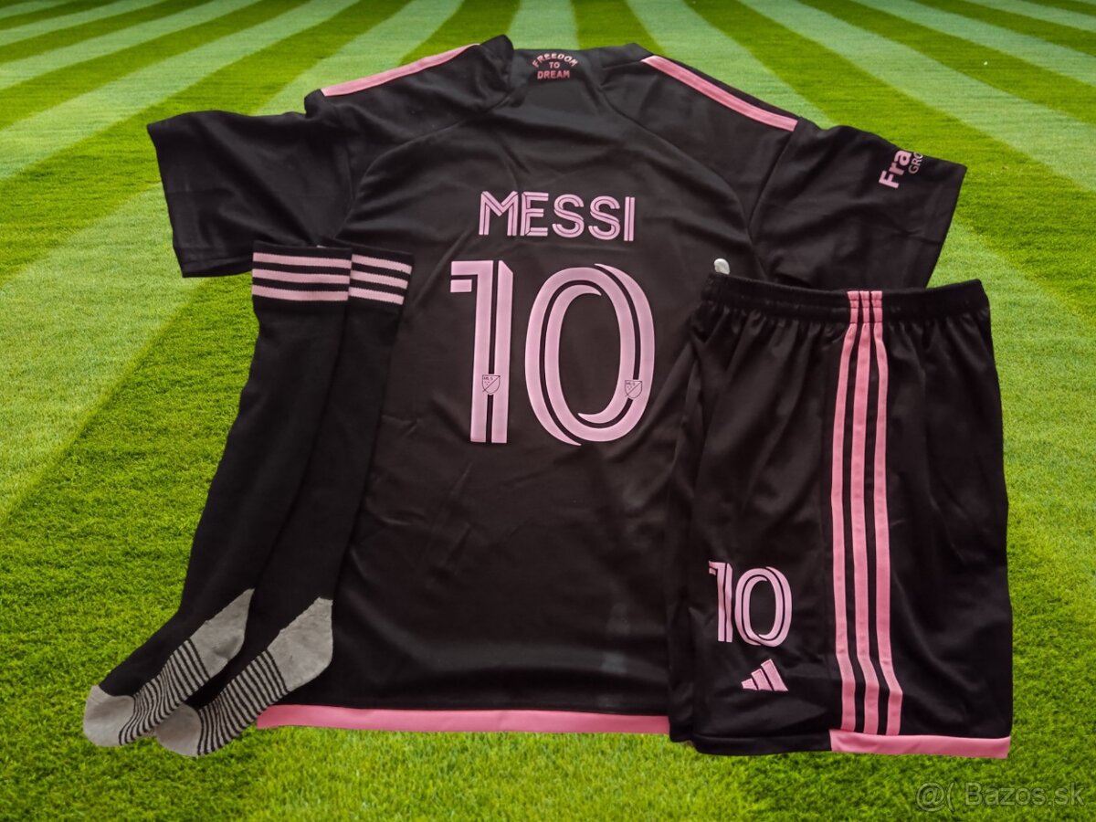 MESSI Inter Miami CF black 23/24 futbalový dres