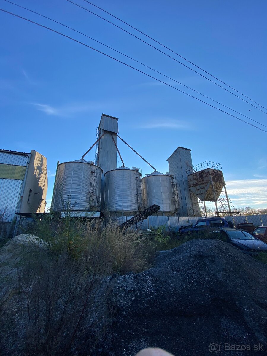 Silo - pozberova linka