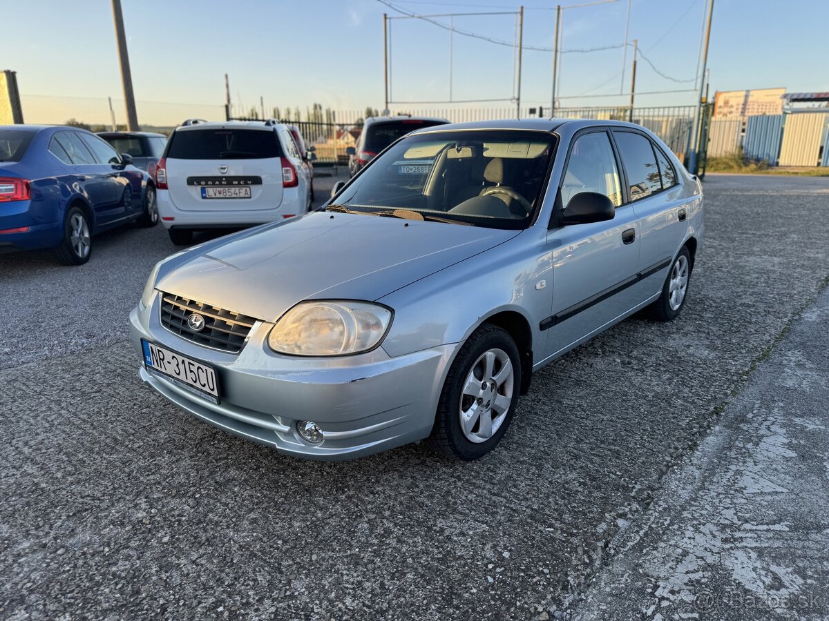 Hyundai Accent 1.3 Elegance 4AB A/C, 1.majiteľ