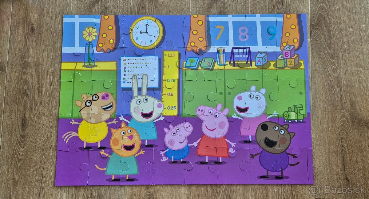 Veľké puzzle Peppa pig