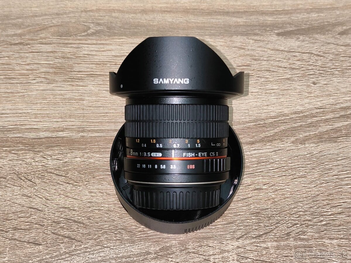 Samyang 8mm f/3,5 Fish-eye CS II UMC Canon