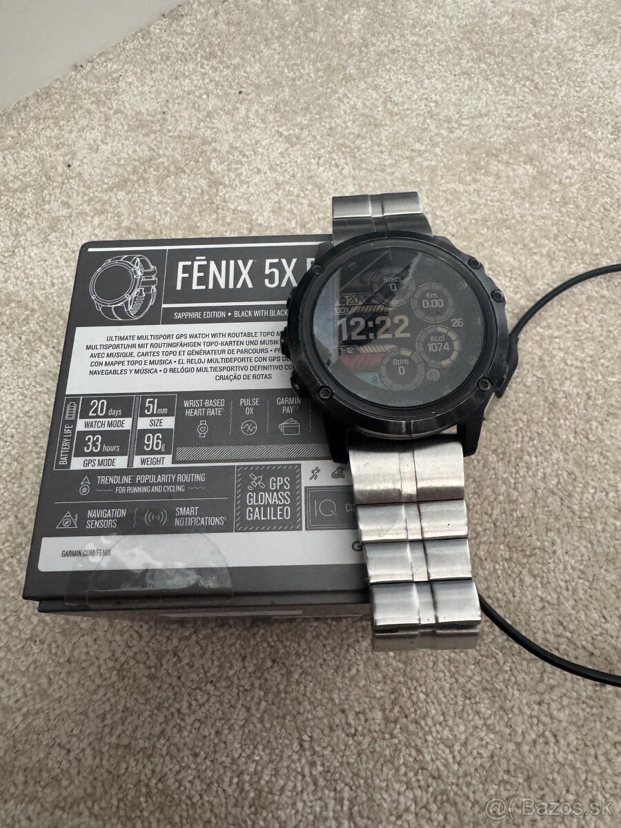 Garmin Fenix 5x plus saphhire