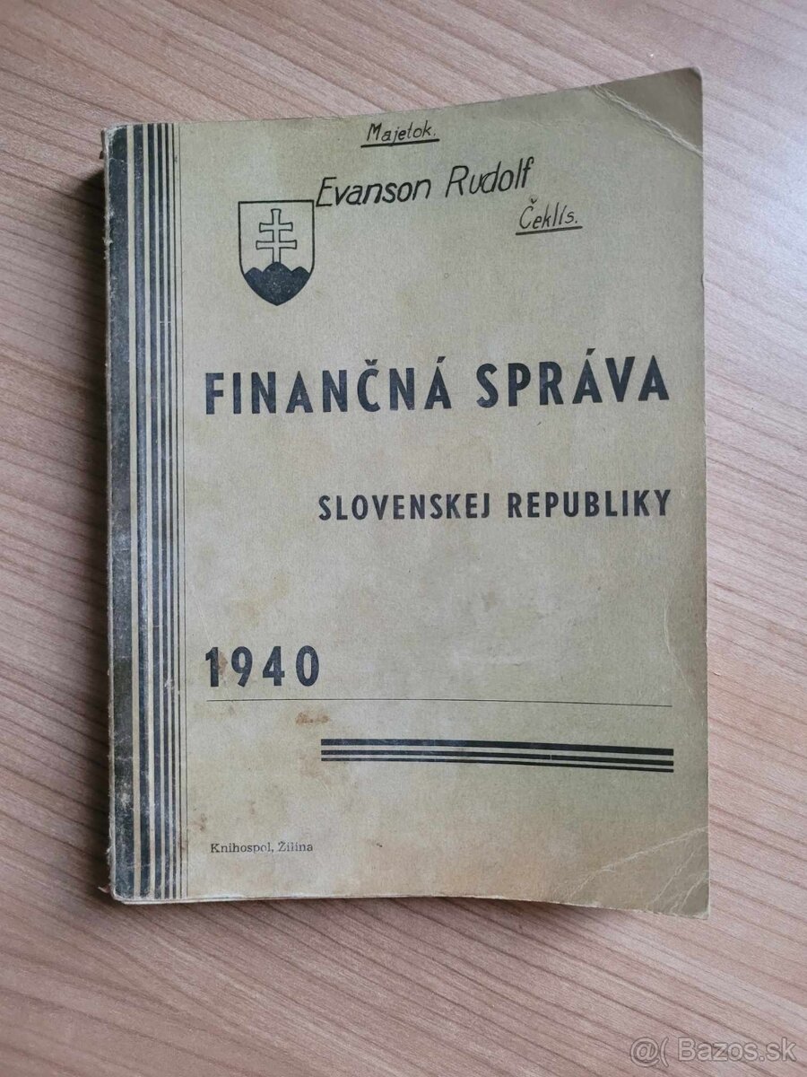 Finančná správa Slovenskej republiky 1940