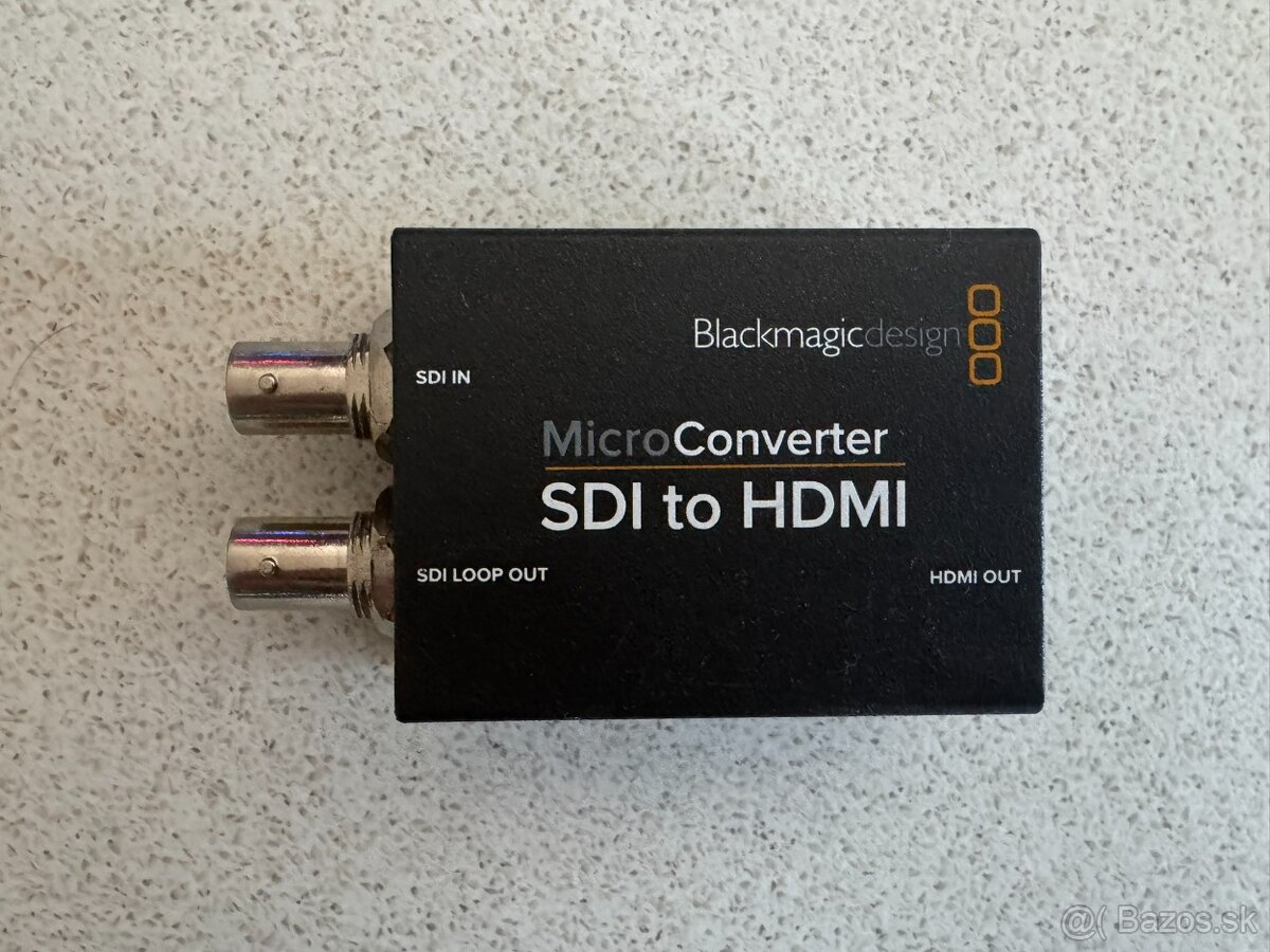 Predám Blackmagic Micro Converter - SDI to HDMI