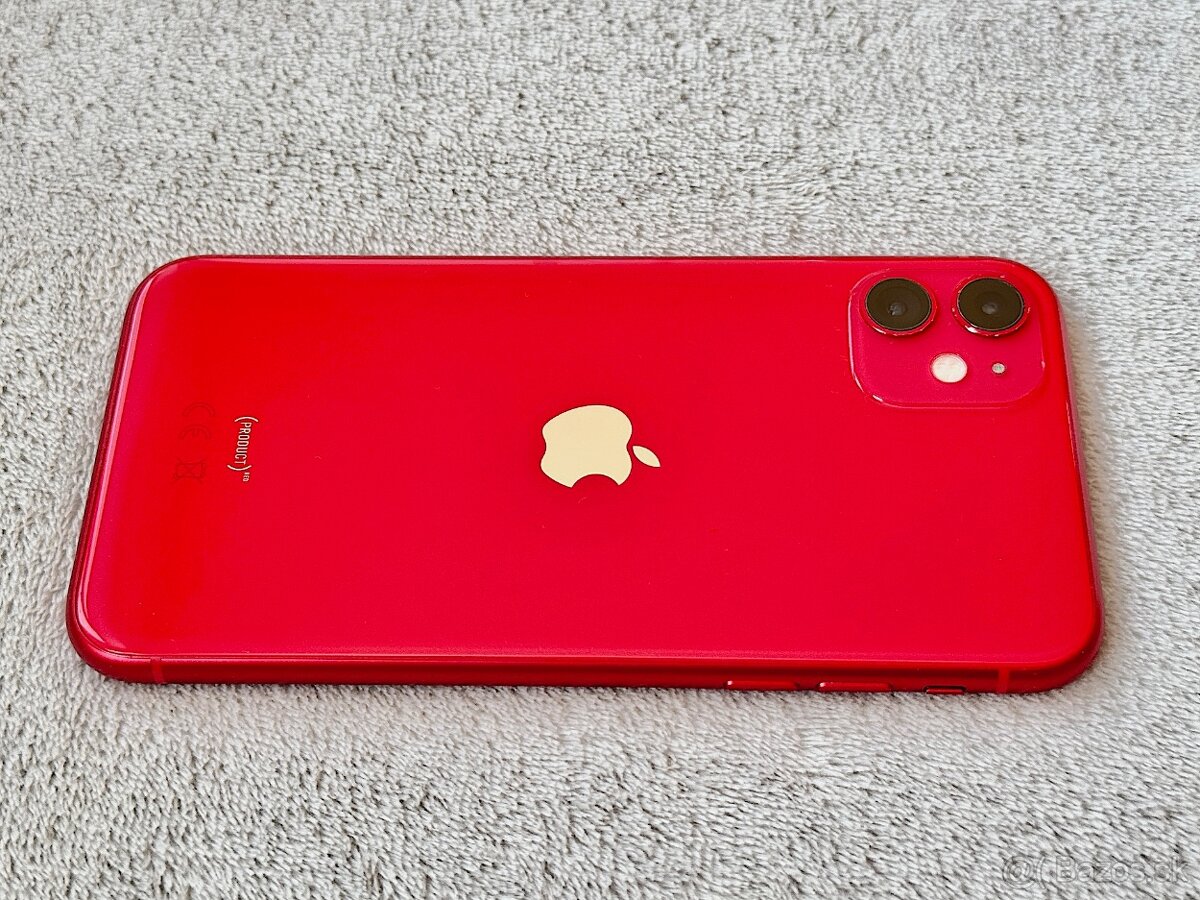 iPhone 11 64GB Red, NOVÁ BATERKA