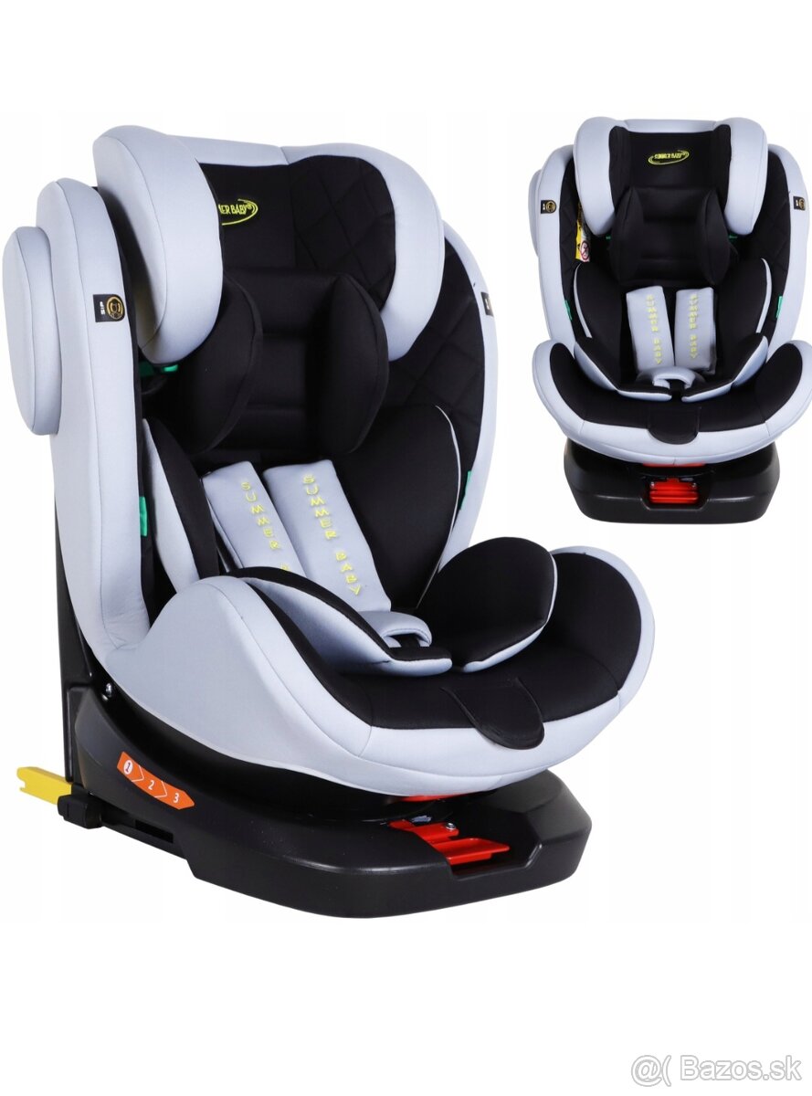 Nová autosedačka 40-150cm (0-36kg),ISOFIX,I-size,otočná