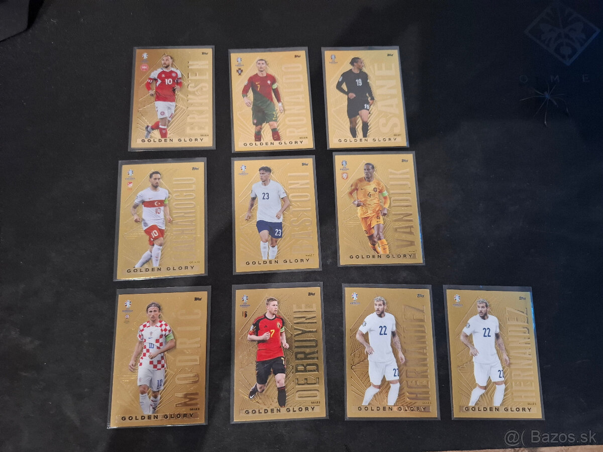 Euro 2024 futbalové kartičky Topps Match