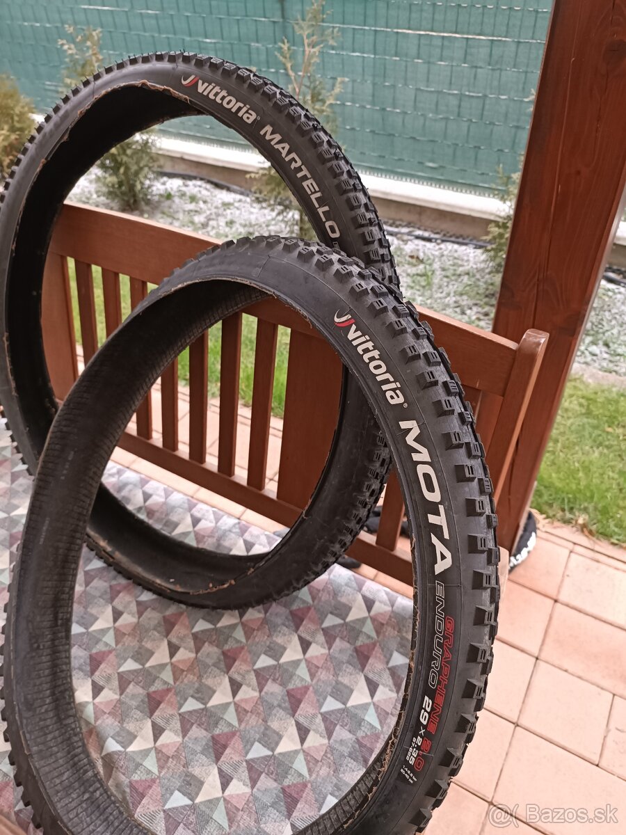 Plášte Vittoria Martello a Mota 29x2,35 enduro