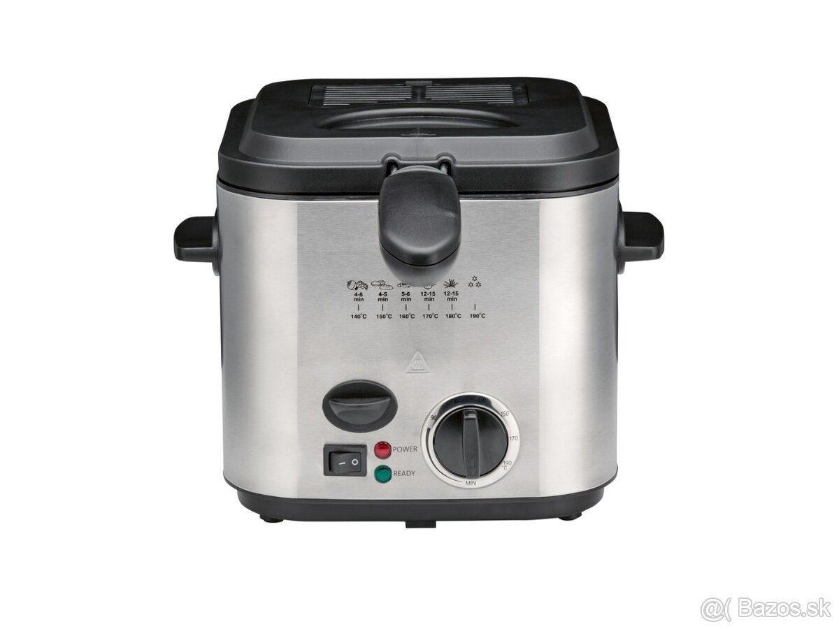 Mini fritéza Silvercrest SFM 840 B1, 840 W, max 190°C, nová