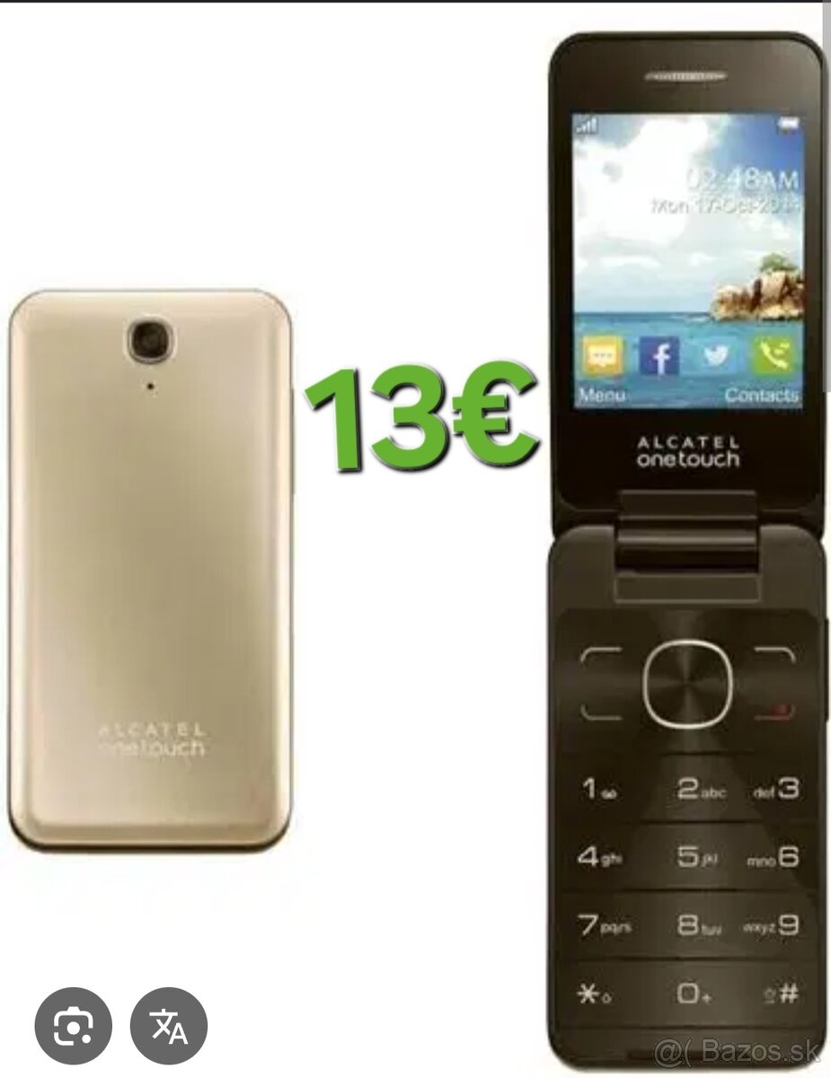 Alcatel vyklápací telefón