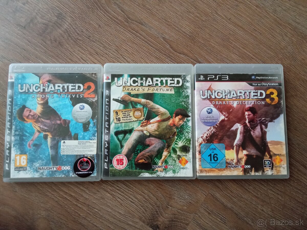 PS3 Uncharted 3 casti spolu 10€