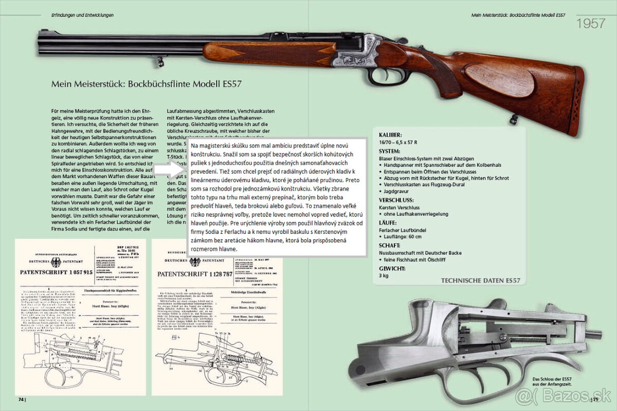 Predam EXTREMNE ZRIEDKAVY gulobrok BLASER ES57 Diplomat