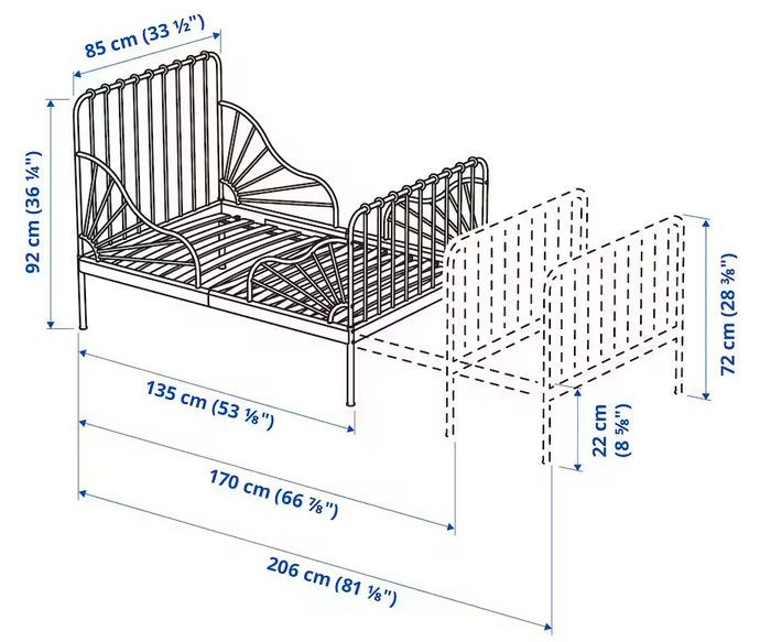 Predam detske rastuce postele IKEA ... ⬇️ ⬇️ ⬇️