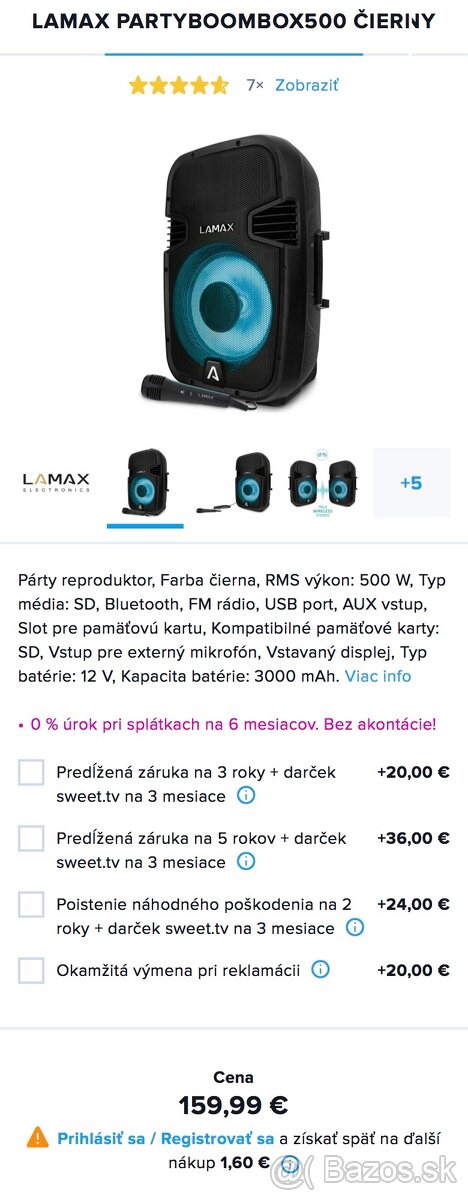 Lamax PARTYBOOMBOX 500