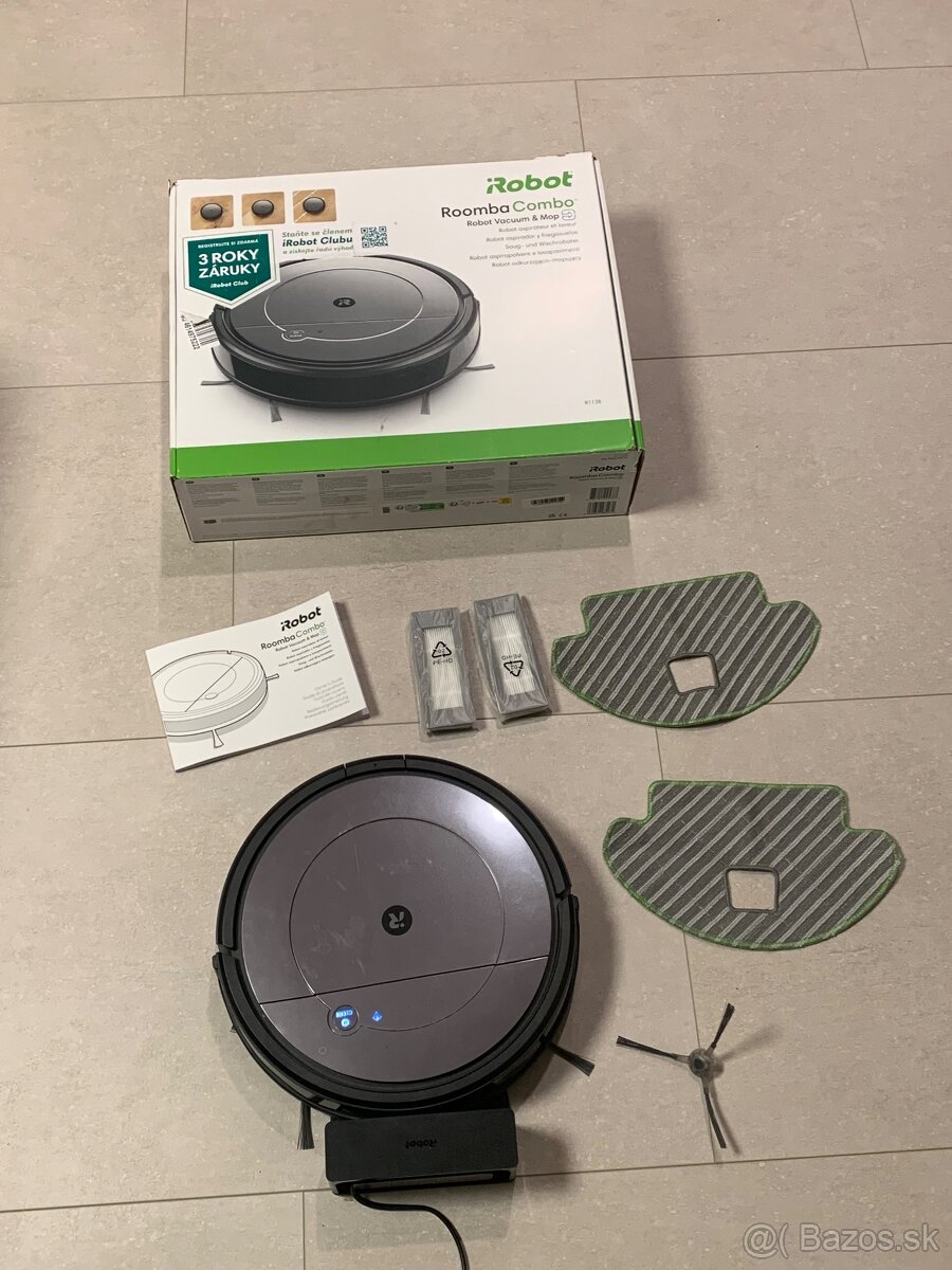 Robotický vysávač irobot roomba combo