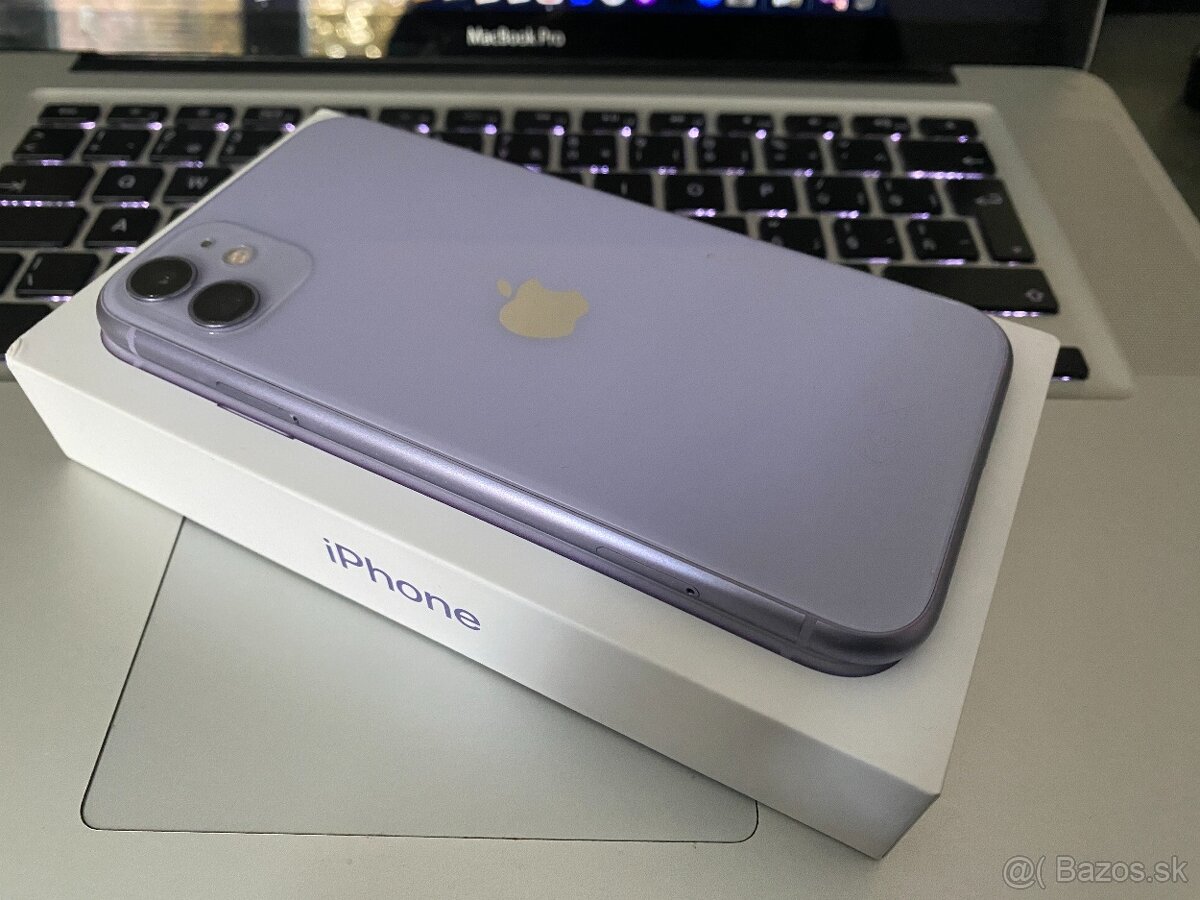 iPhone 11 64Gb Purple - TOP STAV