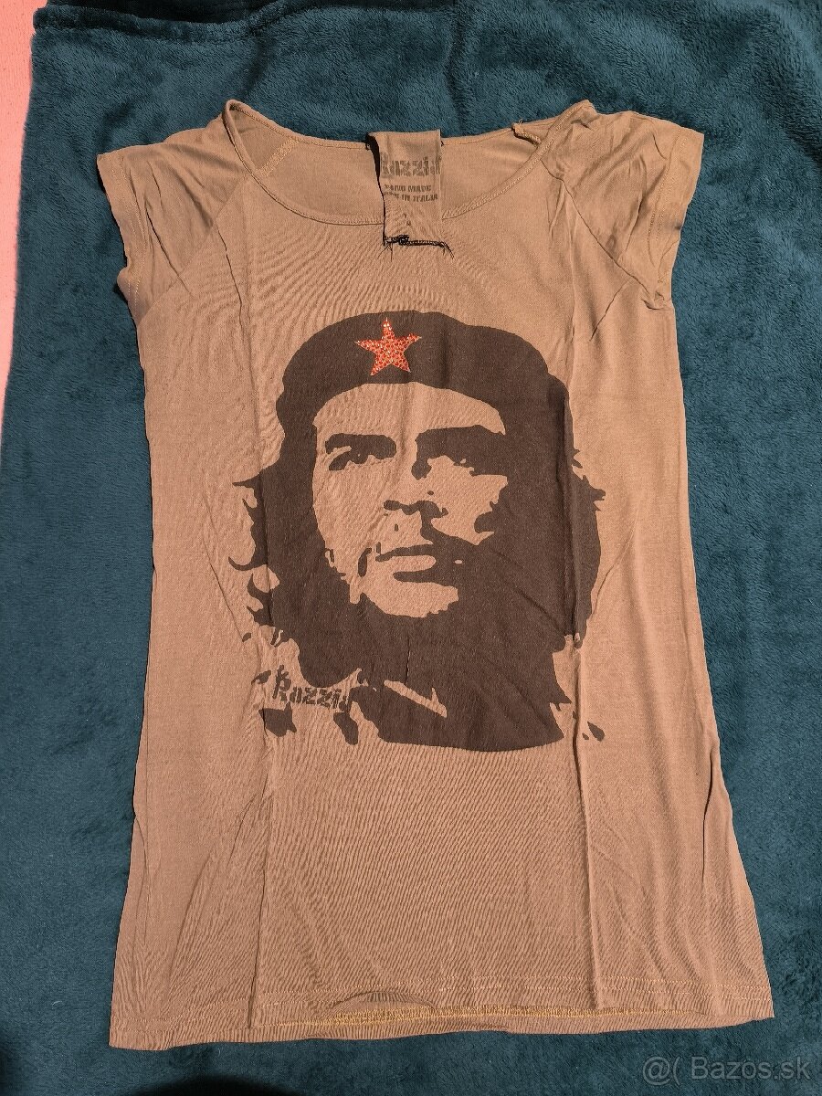 Damske kaki tricko Che Guevara