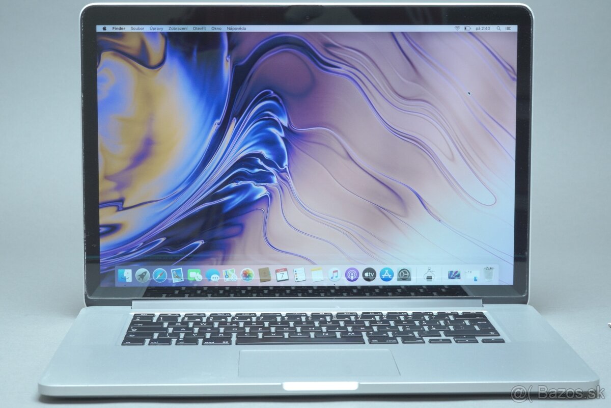 ZÁRUKA/MacbookPro 15.4"/I7 2.2GHZ/16GB RAM/256GB SSD/CZ