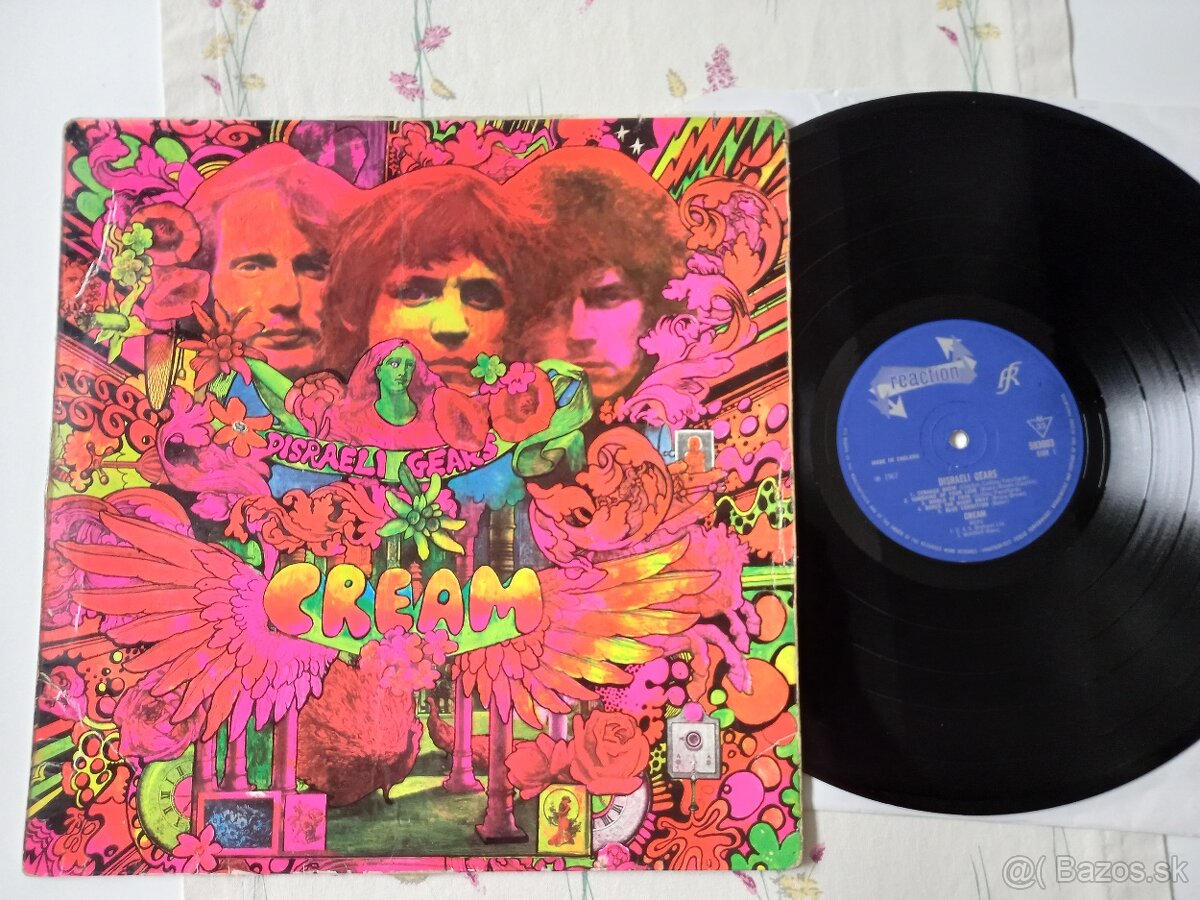 CREAM “ Disraeli Gears “ /Reaction 1967/ nadherny “psychedel