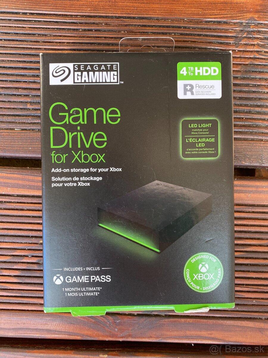 Seagate Game Drive pre Xbox 4 TB, externý disk