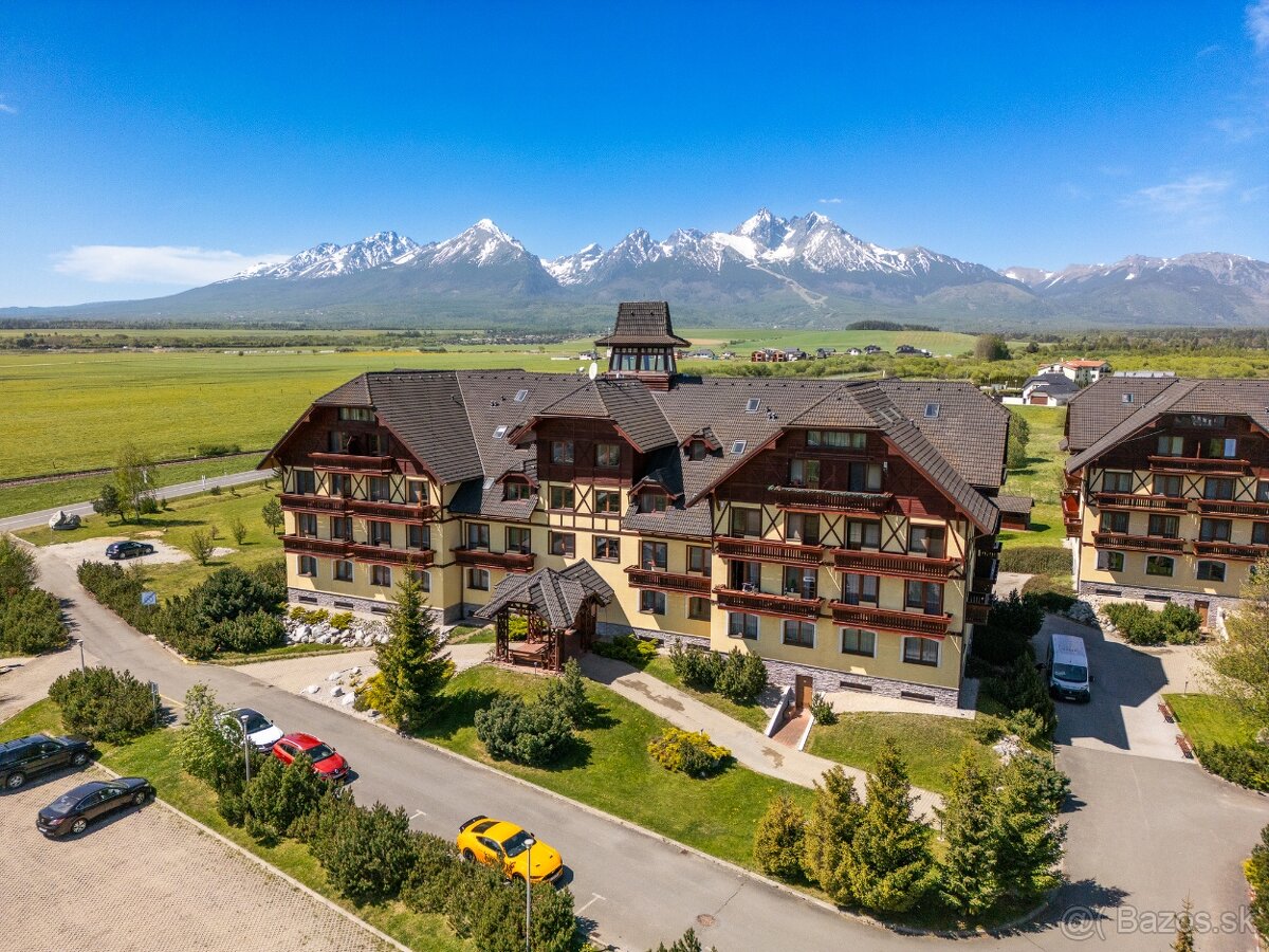 Na predaj exkluzívny 2-izbový apartmán s výhľadom na Tatry