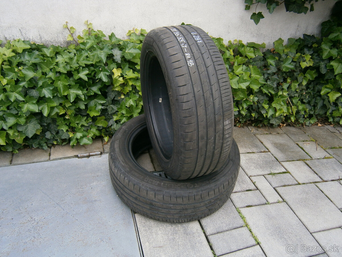 Predám 2x letné pneu Momo 215/55 R17 98WXL