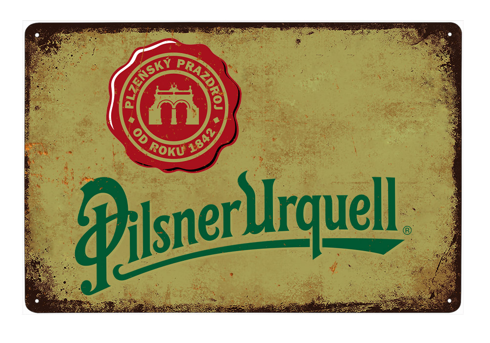 plechová cedule - Pilsner Urquell č. 9