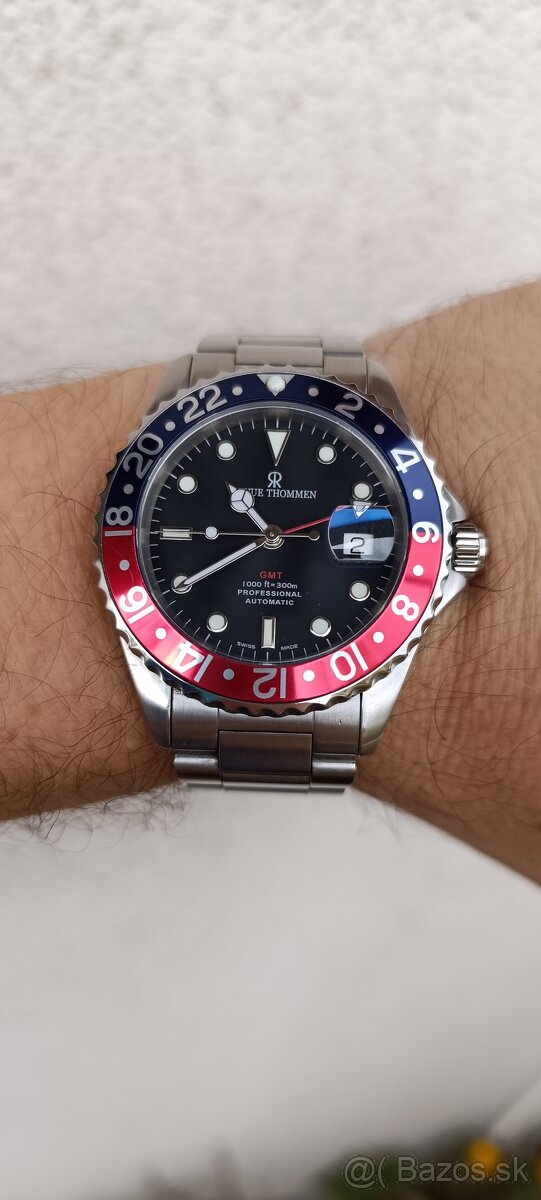 Predám Revue Thommen Diver GMT Professional automatic